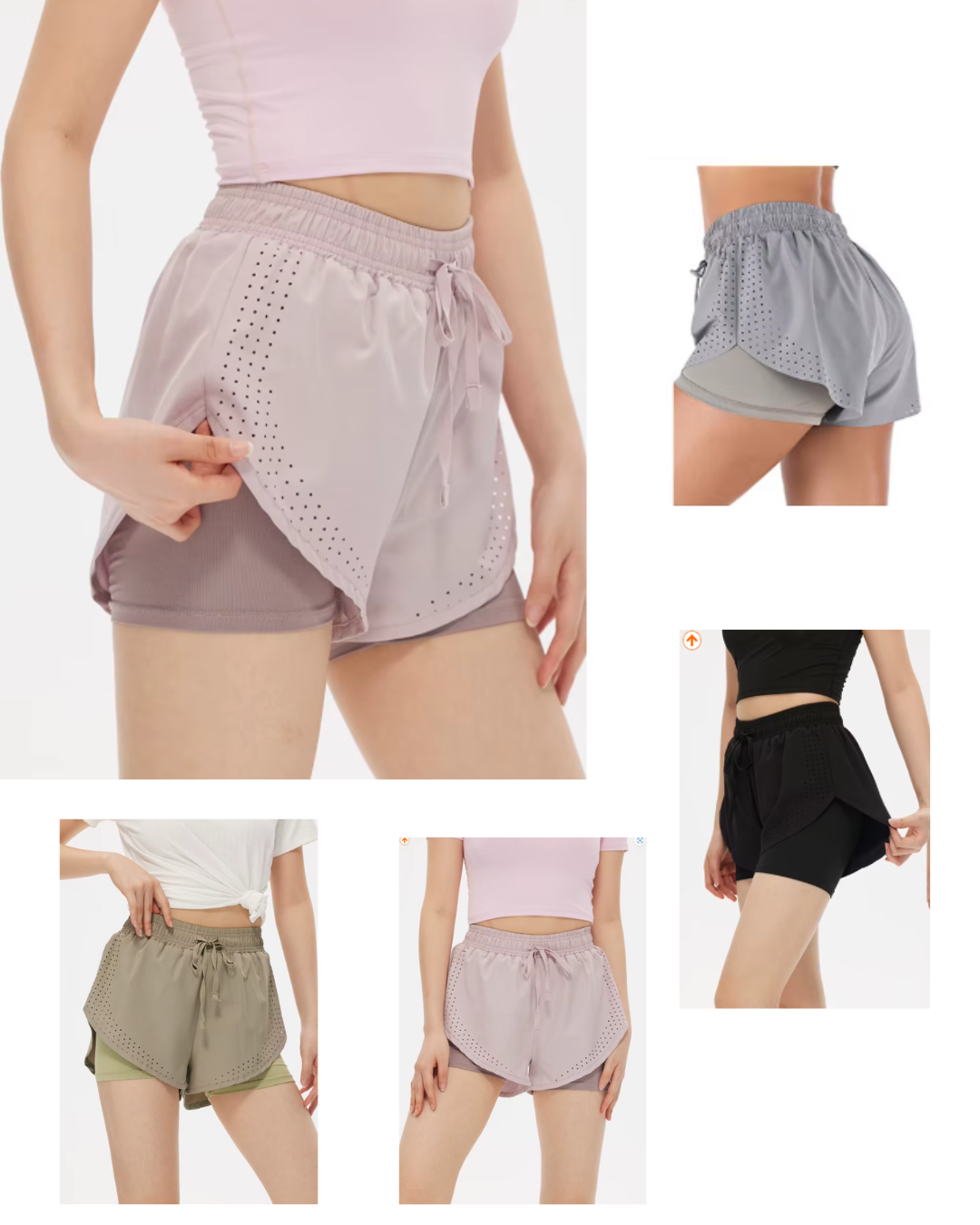 PANTALONETA 2 EN 1 DE ALTO RENDIMIENTO PARA DAMA